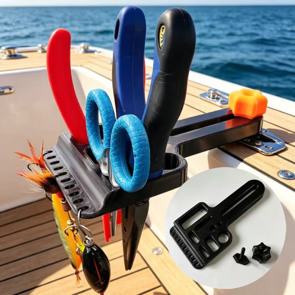 Fishing Kayak Cart - Kayak T-Slot Angelzubehör-Aufbewahrungsbox, Robuste Angelgerät-Sortierbox, Geeignet