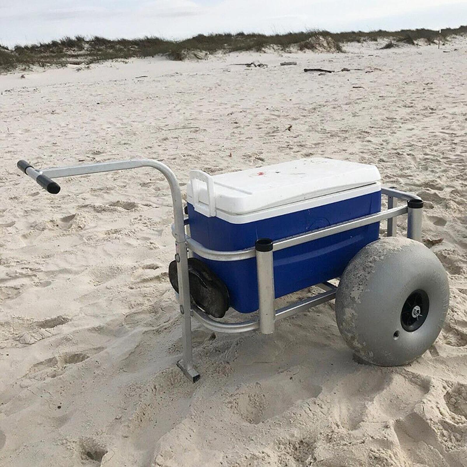 16 Zoll Ballonreifen, große Sa – Fishing Kayak Cart Bewertung und Preis