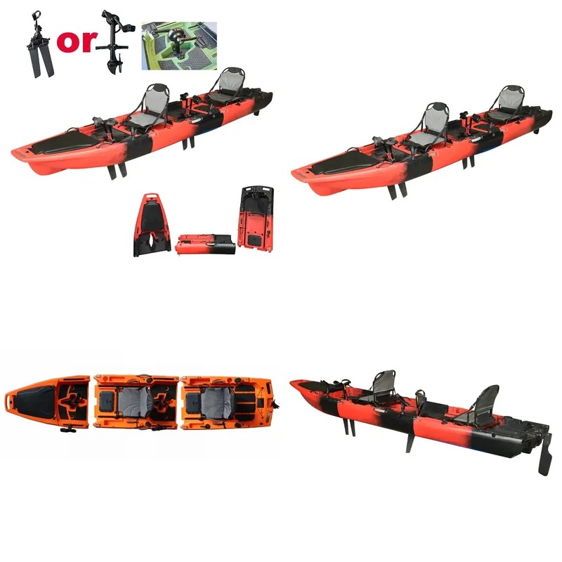 Heißer Verkauf: 14FT 2-Persone – Fishing Kayak Pedal Drive Bewertung und Preis