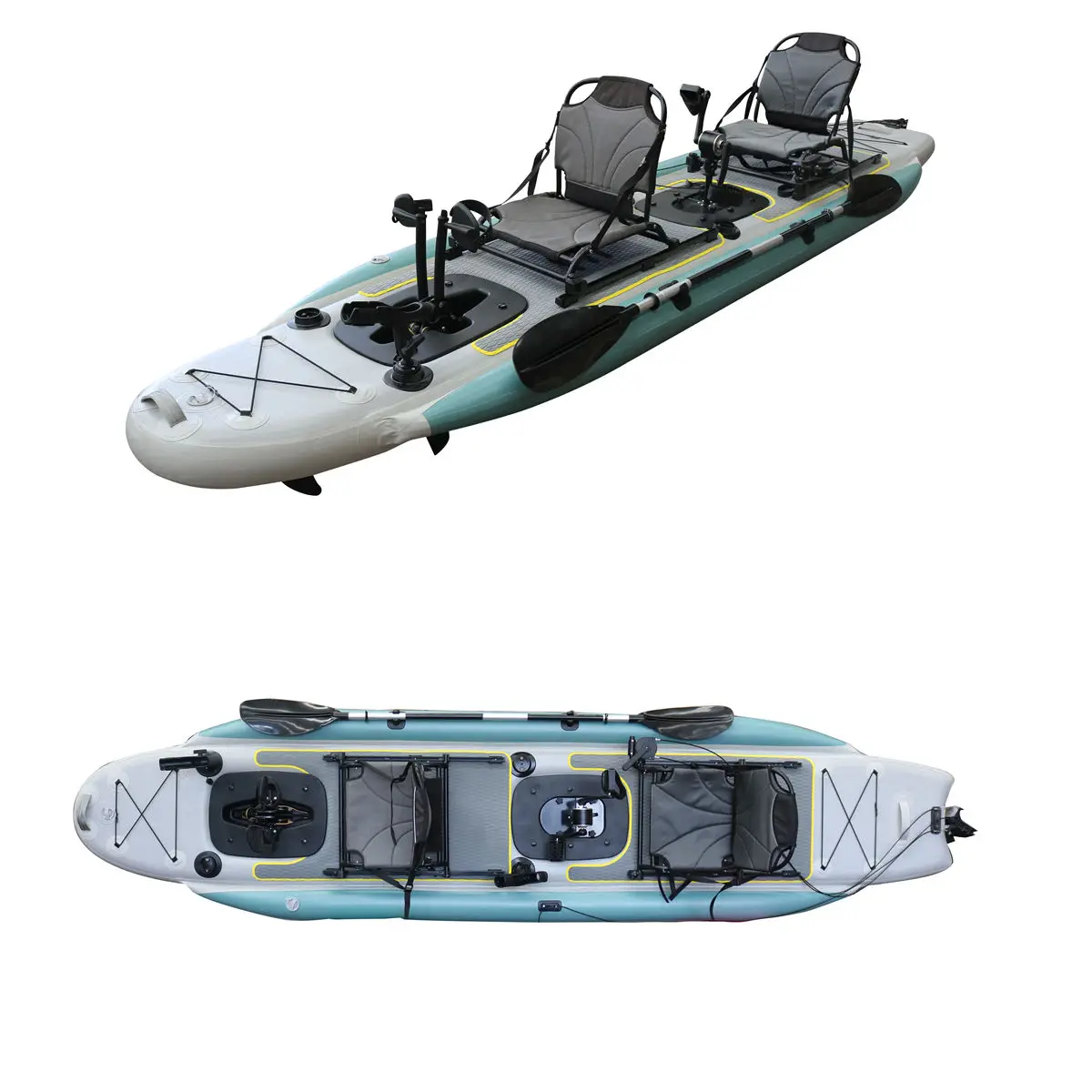 14 Fuß aufblasbares Angel-Kanu – Fishing Kayak Seat Bewertung und Preis